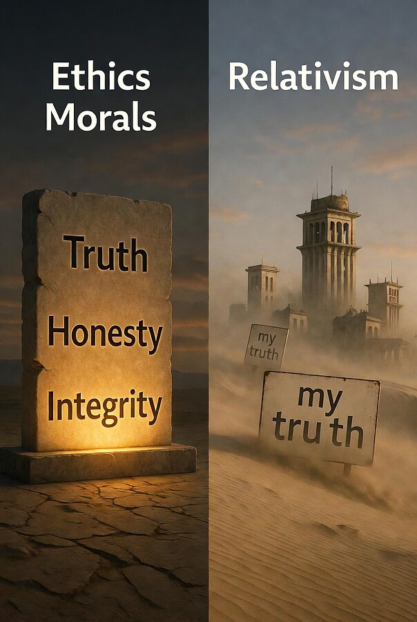 Ethics And Morals Versus The Shifting Sand of Relativism
